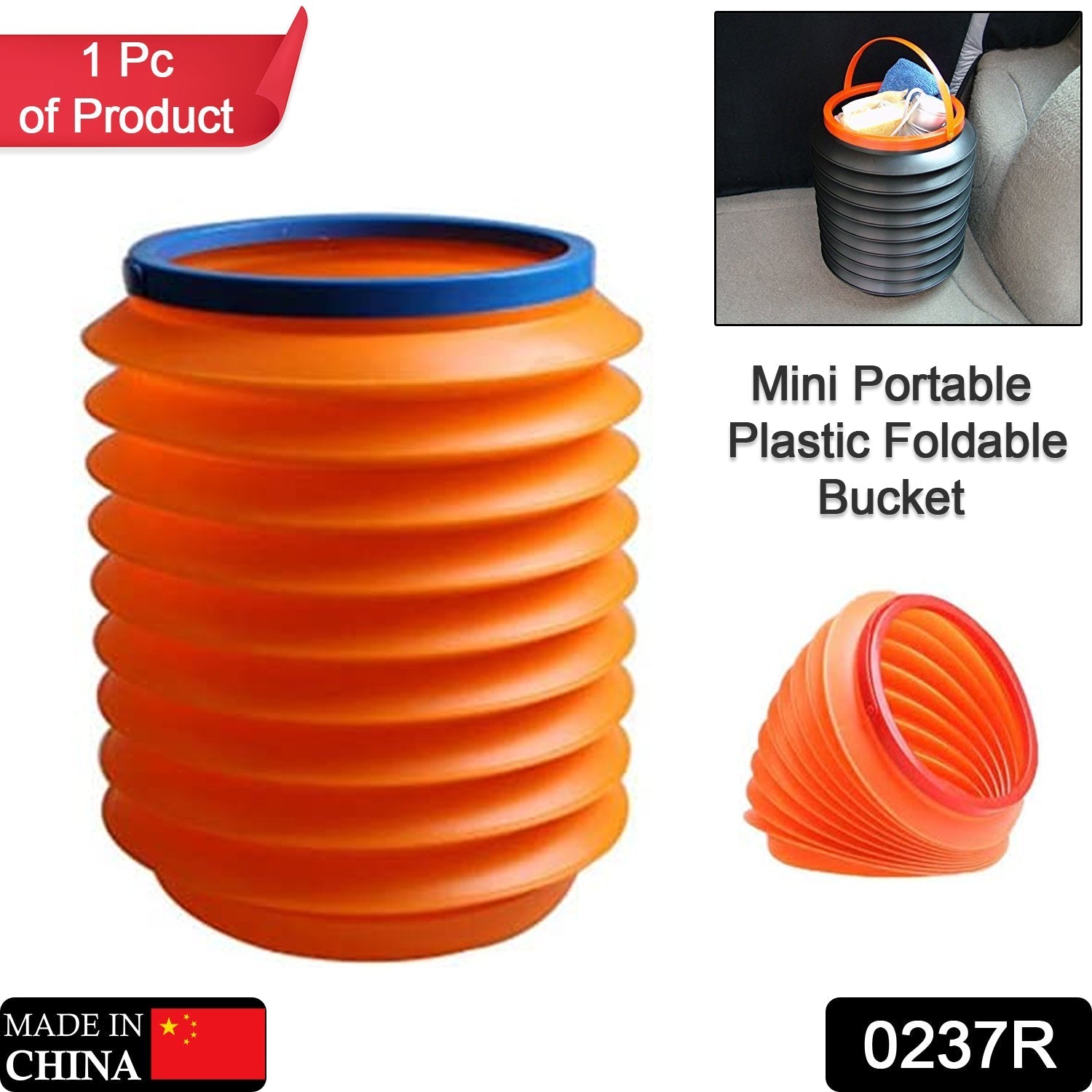 π Foldable Storage Bucket β Water Container & Dustbin for Home, Car, Kitchen