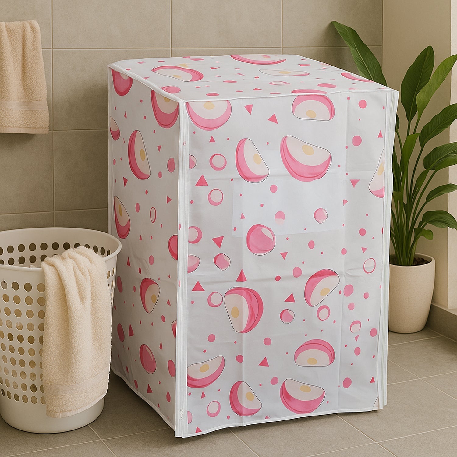 Waterproof Washing Machine Cover 58x62x85 cm (1 Pc / Top Load)