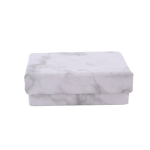 Chic Marble Print Keepsake Box