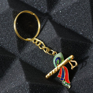 kishna metal keychain