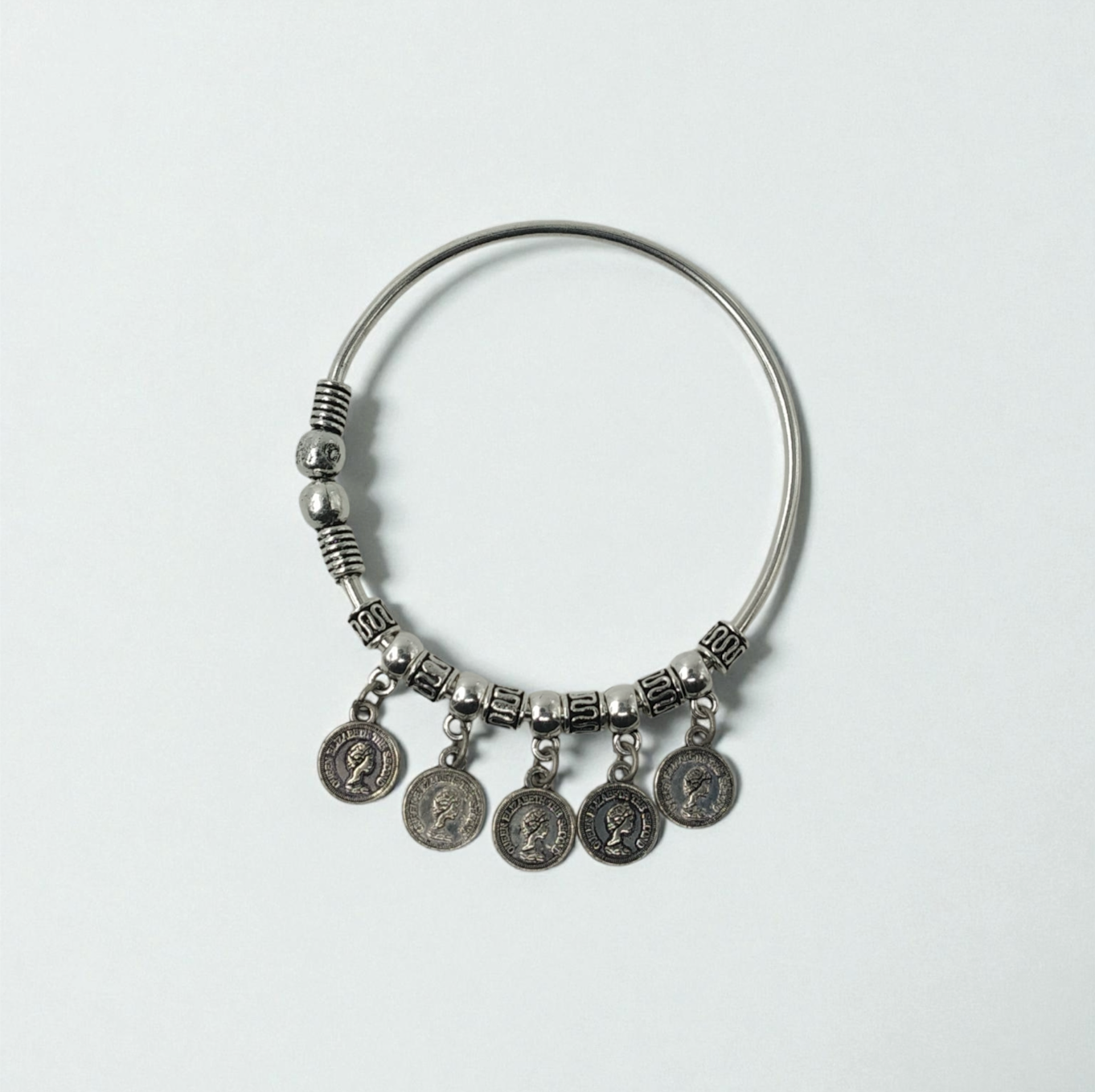 Bohemian Coin Dangle Bracelet