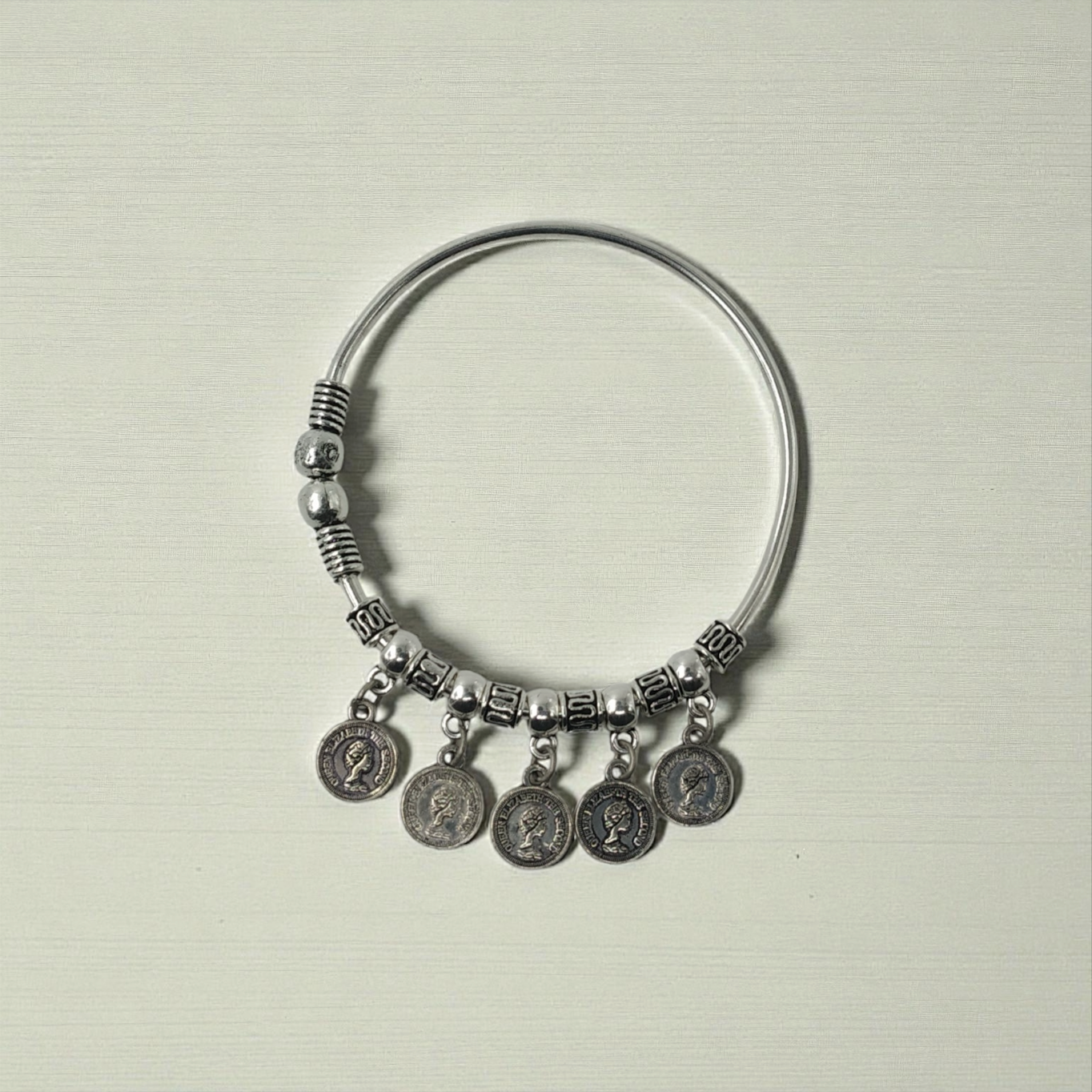 Bohemian Coin Dangle Bracelet