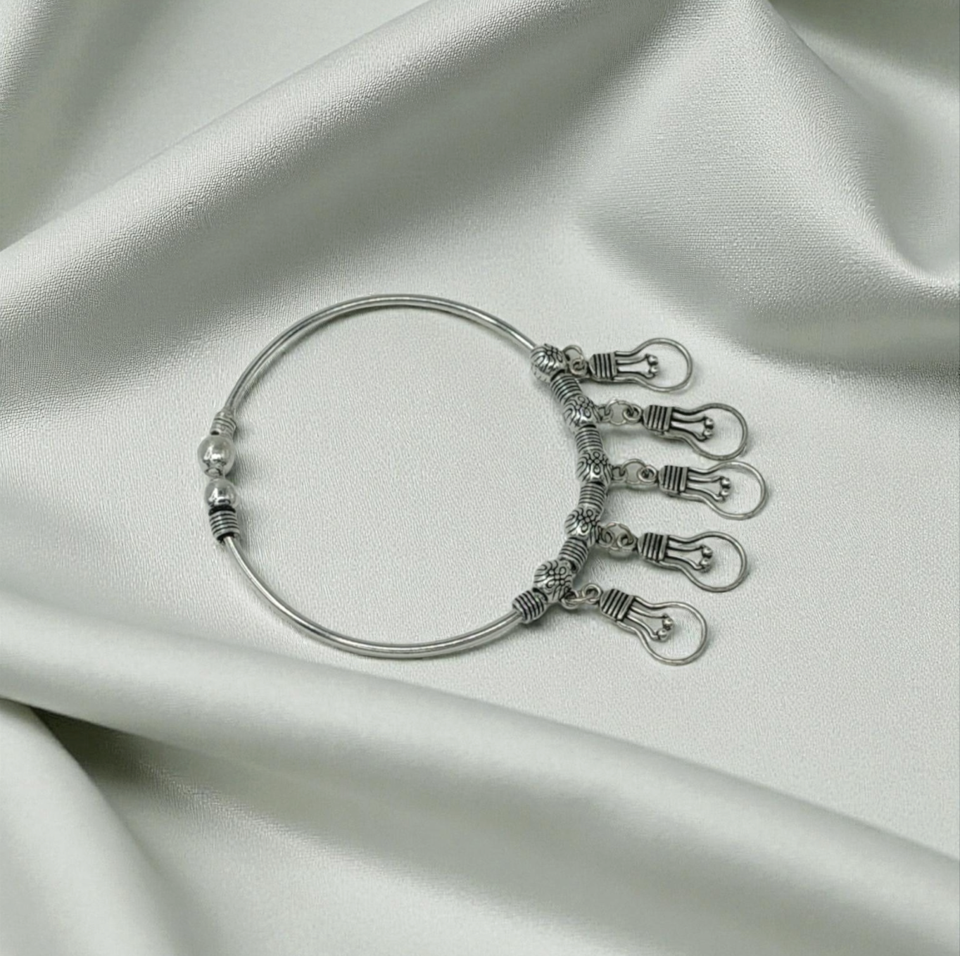 Glow-Getter Silver Bangle