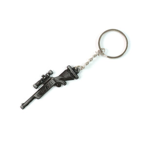 Mini Gun Metal Keychain